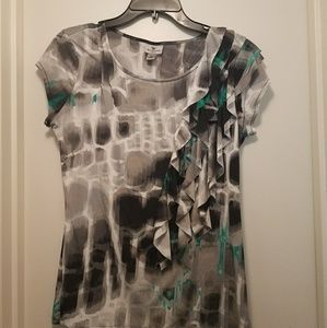 Worthington Short Sleeve Blouse